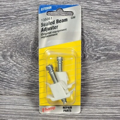 Ajustadores de haz sellado de tornillo de ajuste de faros Champ 135051 GM todos los modelos 1973-75 Foto 1 de 4