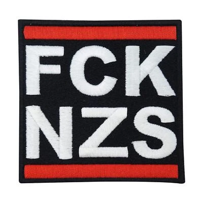 FINALLY HOME FCK NZS Patch zum Aufbügeln | Anti AFD Patches, Politik Statement Bügelflicken