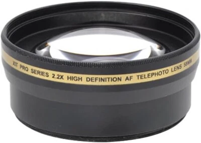 Xit XT2X58 58mm 2.2x Telephoto Lens - Black - Image 1 of 4