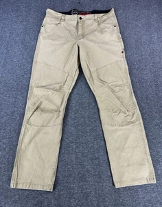 Wrangler All Terrain Gear Pants 38x32 Tan Outdoor Hiking Fishing Stretch - Picture 1 of 10