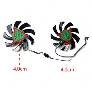 Pair Fans for POWERCOLOR RX6500XT/6600/6600XT/6650XT/6700 Athletic Edition - Bild 1 von 5
