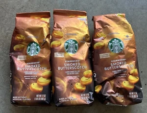 3 X 17OZ Starbucks Smoked Butterscotch Ground Coffee BB/11/29/25 - Picture 1 of 1