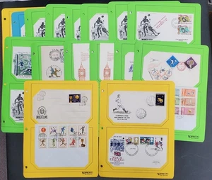1966 World Cup Soccer FDC Collection of 34, Includes British Omnibus - Uncommon! - Picture 1 of 10