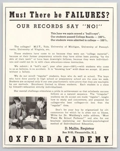 1941 Oxford Academy Boarding School Pleasantville New Jersey NJ Vintage Print Ad - Picture 1 of 1