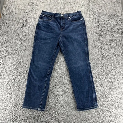 Женские джинсы Madewell размер 30p синие темные вареные хлопковые идеальные винтажные джинсы - Изображение 1 из 4