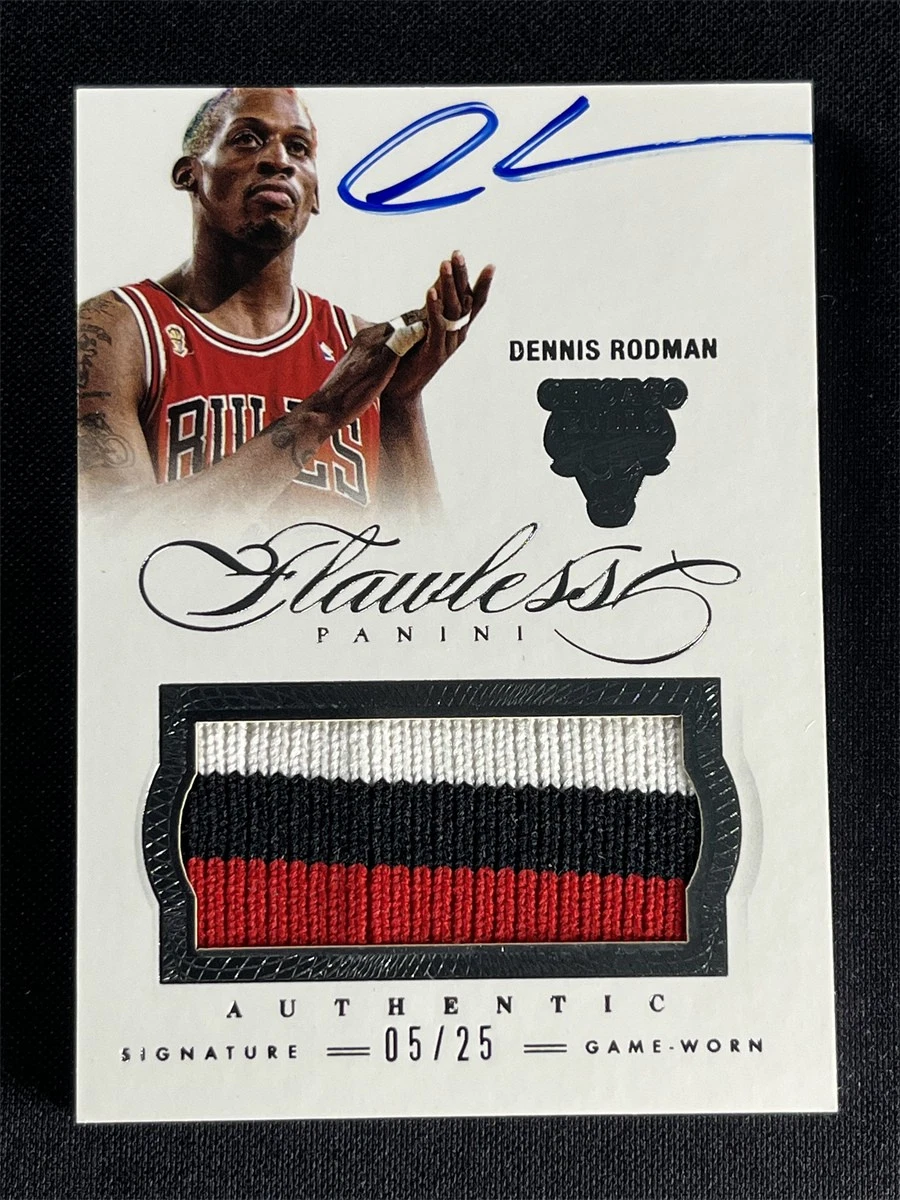 Panini Dennis Rodman Basketball Memorabilia Trading Cards
