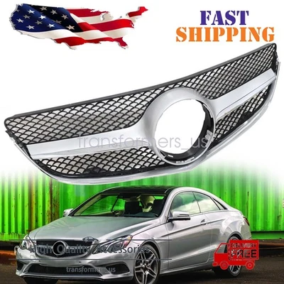 Grille Grill For Mercedes Benz E Class E550 E400 E350 2014-2017 20788031839982 — 第 1/4 张图片