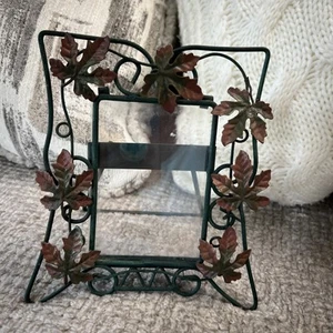 Bilderrahmen Metall mit Ahornblättern 3x5 Bild - Bild 1 von 6