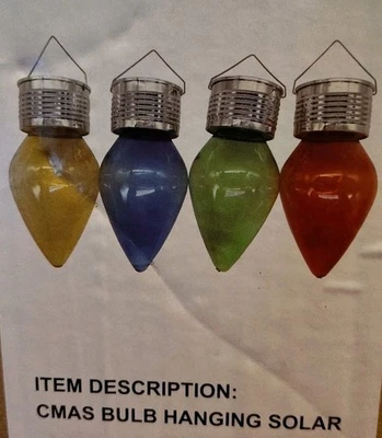 Estuche de 48 luces solares colgantes de Navidad  Foto 1 de 4