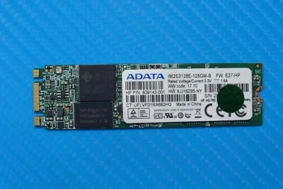 HP 17-w253dx ADATA M.2 SATA 128GB SSD Solid State Drive IM2S3138E-128GM-B - Image 1 of 2