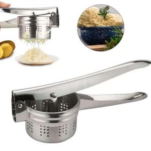 Schiacciapatate Schiacciapatate Resistente Acciaio Inox Schiaccia Patate Cucina - Foto 1 di 14