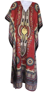 NWT Shore Drive Women's Red? / Multicolored Glitter Moo Moo Kaftan One Size - Picture 1 of 10