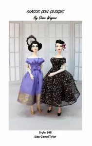 NÄHMUSTER-Stil 148 Designer inspiriertes Kleid Gene Tyler - Bild 1 von 12