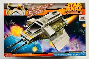 STAR WARS NEW REBELS DISNEY+ SAGA THE GHOST PHANTOM ATTACK SHUTTLE VEHICLE MISB - Picture 1 of 10