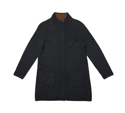 Suéter de cachemir para mujer S M? Cárdigan gris cremallera completa largo 100 % cachemir Foto 1 de 4