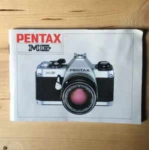 Cámara Pentax MG Manual de instrucciones original (EN) 5110036 - Imagen 1 de 3