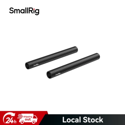 Varillas de fibra de carbono SmallRig de 15 mm (6 pulgadas) para sistema de soporte de riel de 15 mm - 1872 Foto 1 de 4