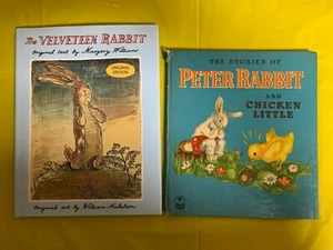 Vintage Cozy Corner Peter Rabbit & Original Edition of The Velveteen Rabbit - Picture 1 of 11