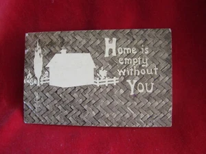 Vintage 1911  Postcard Home is Empty Without You! - Picture 1 of 7
