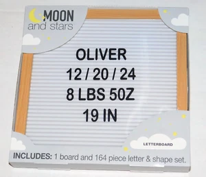 Tablero de letras para bebés y 164 piezas letras números formas foto utilería - Imagen 1 de 6