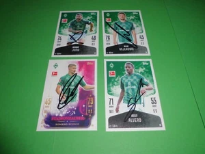 Topps Match Attax 24/25 Bremen 4 cartas firmadas - Imagen 1 de 2