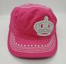 Pugs Gear Women's Premium Baseball Hat Cap Pink Plaid NEW Stylish Unique Design 