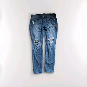 ARTICLES OF SOCIETY Medium Boyfriend Loose Straight Distressed Denim Jeans 28 - Picture 1 of 12