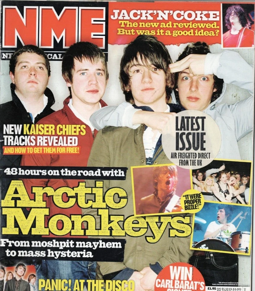 NME MAGAZINE 2006 Arctic Monkeys/Panic at the Disco/Jarvis Cocker/Jack White - Image 1 of 1