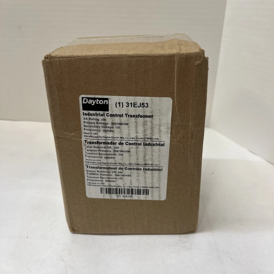 Transformador de control DAYTON 31EJ53, 300 VA, Foto 1 de 1