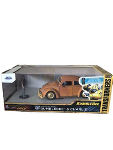 Transformers 1:24 Volkswagen Beetle And 7cm Charlie Figurine - Picture 1 of 10