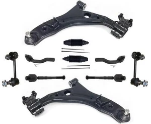Front Lower Control Arms Inner Outer Tie Rods & Links For Mazda CX-9 2007-2015 - Picture 1 of 6