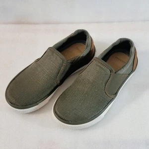 geox kids shoes J Kilwi B. F- Canvas+Geobuck Military/Lt Brown ur 28 us 10.5 - Picture 1 of 10