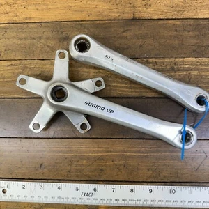 Vintage Sugino VP Crank Set 175 mm 110 74 BCD TRIPLE MTB Old School BMX Alloy A3 - Picture 1 of 16