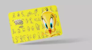 Looney Tunes 1 , 2 pc credit card skin & DEBIT CARD,TROLLEY & GYM,stickers - Picture 1 of 18