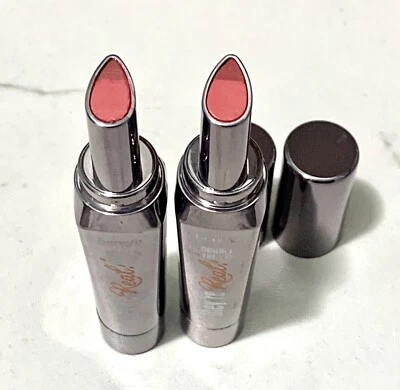 2X Benefit They're Real Double the Lip LUSTY ROSE lápiz labial tamaño de viaje nuevo sin caja Foto 1 de 2