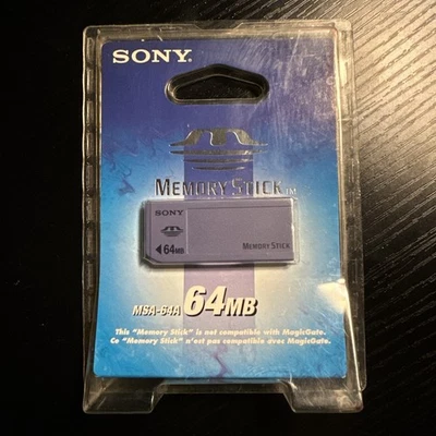Brand new sealed Sony MSA-64A Memory Stick 64MB  - Image 1 of 4