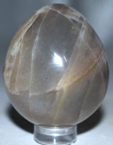 Flashy Peach Moonstone Egg 1.78"/89 Grams - Picture 1 of 4