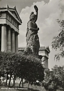 AK München Bavaria Ruhmeshalle Theresienwiese 1960er - Bild 1 von 2