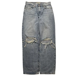 Levi's 94' Baggy Light Wash Distressed Jeans Skater Grunge 28X30 - Picture 1 of 6