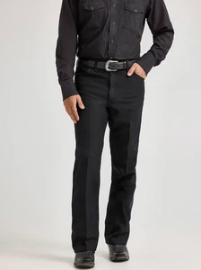 Men's Wrangler® Wrancher Black 82BK Dress Pants Sizes (28 - 42) 0082BK - Picture 1 of 7