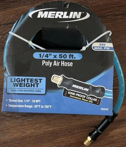 Diablo 1/4 x 50 ft Poly Air Hose Flexible And Durable - New - Picture 1 of 2