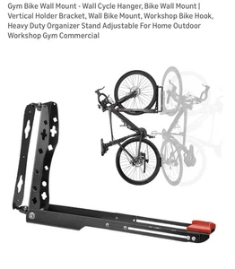 Soporte de pared para bicicleta - Colgador de pared para bicicleta, montaje en pared para bicicleta | Soporte vertical - Imagen 1 de 11