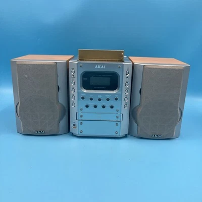 Micro Stereo AKAI MX2800 component System With 2 Speakers CD multi function disc - Image 1 of 4