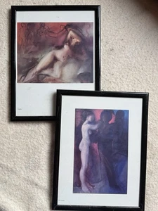 ‼️❤️ Bild,  2St. , Bilderrahmen. Schwarz Glanz. sehr Gut. Erotische Fotos - Bild 1 von 5