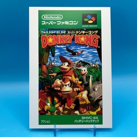 Donkey Kong Country Famicom Amazon limited Post Card Retro Game Nintendo Japan