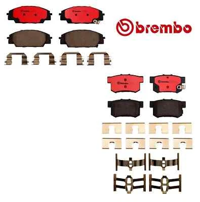 For Acura RSX Honda Civic S2000 Front and Rear Ceramic Brake Pads Set Kit Brembo - Image 1 of 4