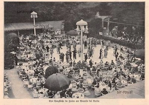Berlino Wannsee - pista da ballo all'aperto - 1930 - registrazione storica ~ 17 x 12 cm - Foto 1 di 1