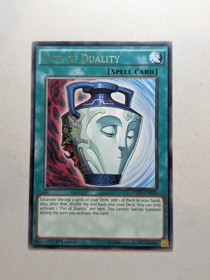 Pot of Duality - HSRD-EN056 - Rare - 1st Edition  YuGiOh! NM - Image 1 of 1