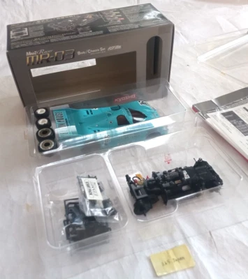 Kyosho Mini-Z MR-03 Porsche 962 C KH No.16 Body & Chassis Set ASF 2.4GHz Rare!! - Image 1 of 4