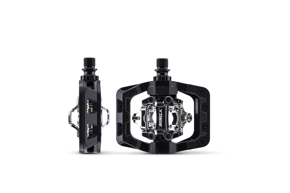 DMR V-twin Clipless Pedals 9/16 Alloy Outer Platform Black